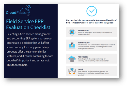 Field Services Evaluation Checklist